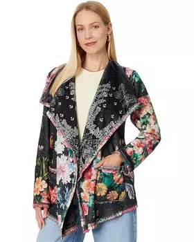 Куртка Johnny Was Joan Wrap Sherpa Jacket, цвет Farfalla Joan