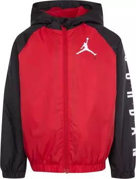 Куртка Jordan Fleece Lined Windbreaker Jacket(Toddler/Little Kids/Big Kids), цвет Gym Red