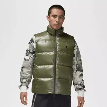 Куртка Jordan Flight Down Vest, зеленый