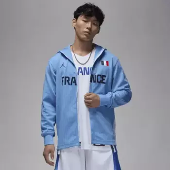 Куртка Jordan France, цвет Celestine Blue/Celestine Blue/Obsidian