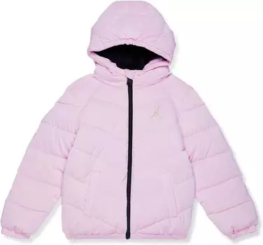 Куртка Jordan Kids Shiny Chevron Quilting Jacket, цвет Pink Foam