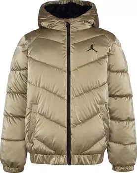 Куртка Jordan Shiny Chevron Quilting Jacket, цвет Metallic Gold