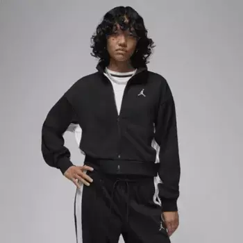Куртка Jordan Women's Knit Jacket, цвет Black/White/White