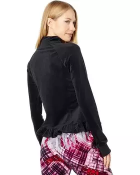 Куртка Juicy Couture Funnel Neck Jacket, цвет Liquorice