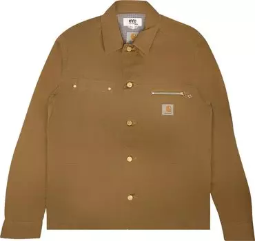 Куртка Junya Watanabe x Carhartt Utility Work Jacket 'Deep Beige', коричневый