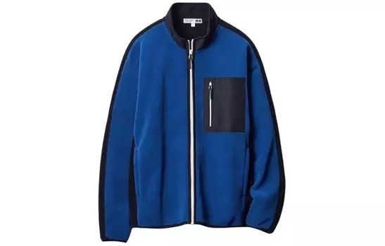Куртка UNIQLO Fleece Full-Zip Unisex, 69 темно-синий