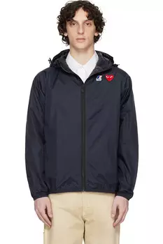 Куртка K-Way edition на молнии Comme Des Garons Play, синий