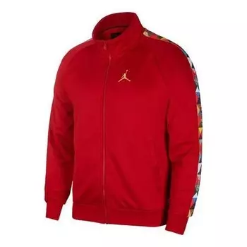 Куртка как srt cny китайский новый год трикотажная куртка красная Nike, красный