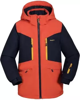 Куртка Kamik Kids Max Insulated Jacket, цвет Cayenne/Midnight