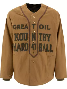 Куртка KAPITAL Weather Oil с покрытием, нейтральный