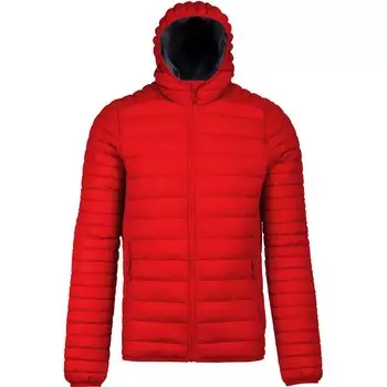 Куртка Kariban Down Light Hood, красный
