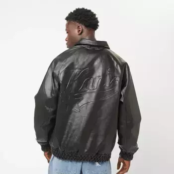 Куртка Karl Kani Kani Star Full Pu College Jacket, черный
