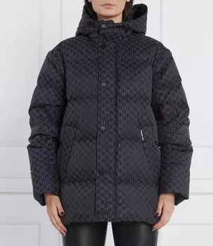 Куртка Karl Lagerfeld 2 in 1 Reflect Monogram Regular Fit, черный