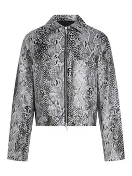 Куртка KARL LAGERFELD JEANS Between-Season, серый/черный