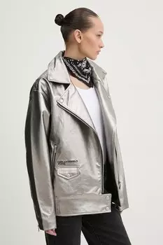 Куртка Karl Lagerfeld Jeans, серебряный