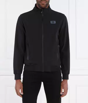 Куртка Karl Lagerfeld Regular Fit с карманами на молнии, черный