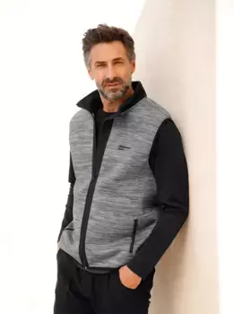 Куртка-катамаран софтшелл, без капюшона Catamaran, цвет Grau-Meliert