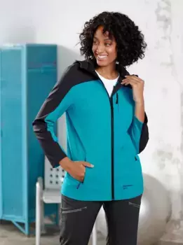 Куртка-катамаран софтшелл, с капюшоном Catamaran, бирюзовый