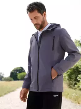 Куртка-катамаран софтшелл, с капюшоном Catamaran, серый