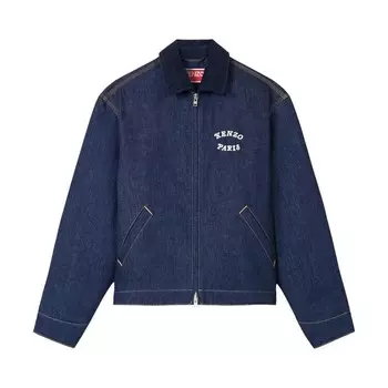 Куртка Kenzo Verdy Padded Workwear Jacket Rinse Denim, синий