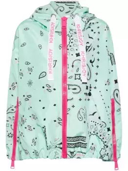 Куртка Khris с принтом Khrisjoy, зеленый