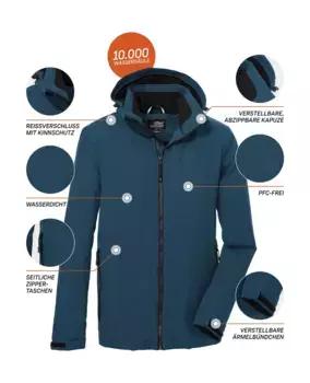 Куртка Killtec для активного отдыха "KOW 22 MN JCKT", синий