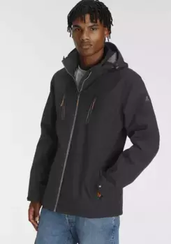 Куртка Killtec Softshell с капюшоном, большие размеры, черный