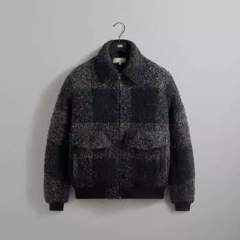 Куртка &Kin Boucle Check Hawthorne Flight Jacket, цвет Vista