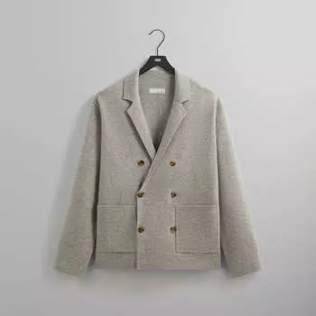 Куртка &Kin Cashmere Raya Double Breasted Blazer, цвет Medium Heather Grey