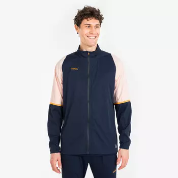 Куртка Kipsta, цвет stahlblau/fluoreszierendes pastellorange