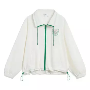 Куртка китайская культура цветочные спортивные ветровки Li-Ning, белый