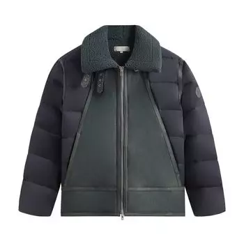 Куртка Kith Arden Bonded Microsuede Combo Jacket 'Machine', разноцветный