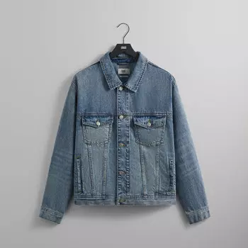 Куртка Kith Centre Denim Jacket, цвет Dark Indigo
