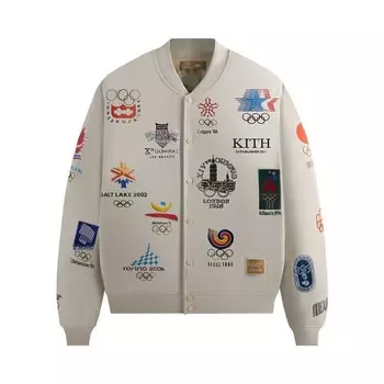 Куртка Kith for Olympics Heritage Marvin Bomber Jacket Sandy Heather, разноцветный