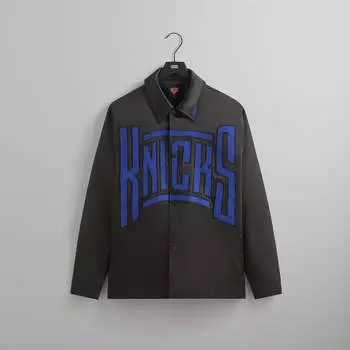 Куртка Kith for the New York Knicks Snap Front Coaches Jacket, черный