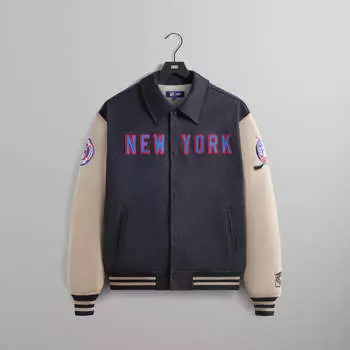 Куртка Kith for the New York Rangers Faux Suede Lamont Coaches Jacket, черный