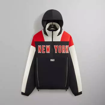 Куртка Kith for the New York Rangers Quarter Zip Anorak, черный