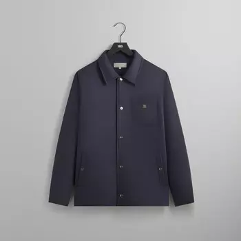 Куртка Kith Puffed Nylon Reed Shirt Jacket, черный