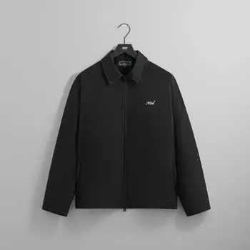Куртка Kith Wrinkle Nylon Jonas Coaches Jacket, черный