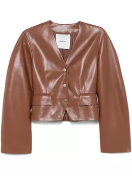 Куртка Kiyo Nanushka, коричневый