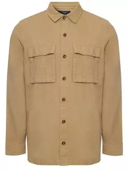 Куртка классического кроя для межсезонья Threadbare, коричневый