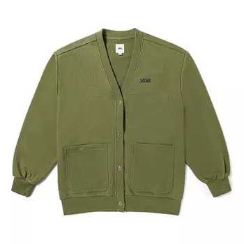 Куртка knitted cardigan 'olive green' Vans, зеленый