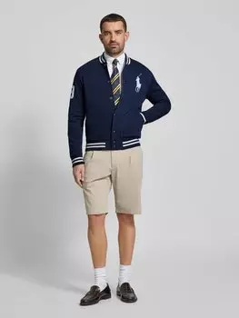 Куртка колледжа прямого кроя с крупным вышитым логотипом Polo Ralph Lauren