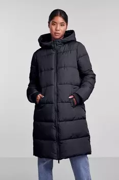 Куртка - Коричневый - Классический крой PIECES, коричневый