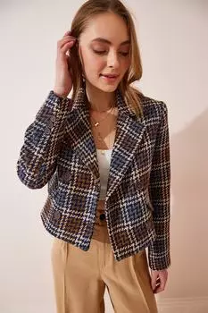 Куртка - Коричневый - Oversize Happiness stanbul, коричневый