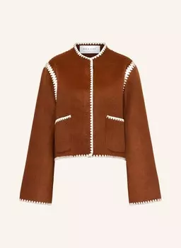 Куртка-Коробка Mrs & Hugs, коричневый