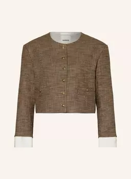 Куртка-Коробка Sandro, коричневый