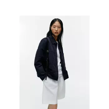 Куртка короткая Arket женская, темно-синий