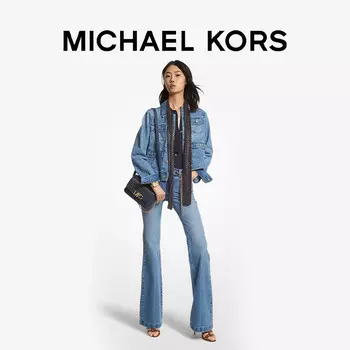 Куртка короткая джинсовая Michael Kors женская, синий