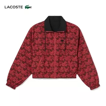 Куртка короткая Lacoste женская, красный / черный